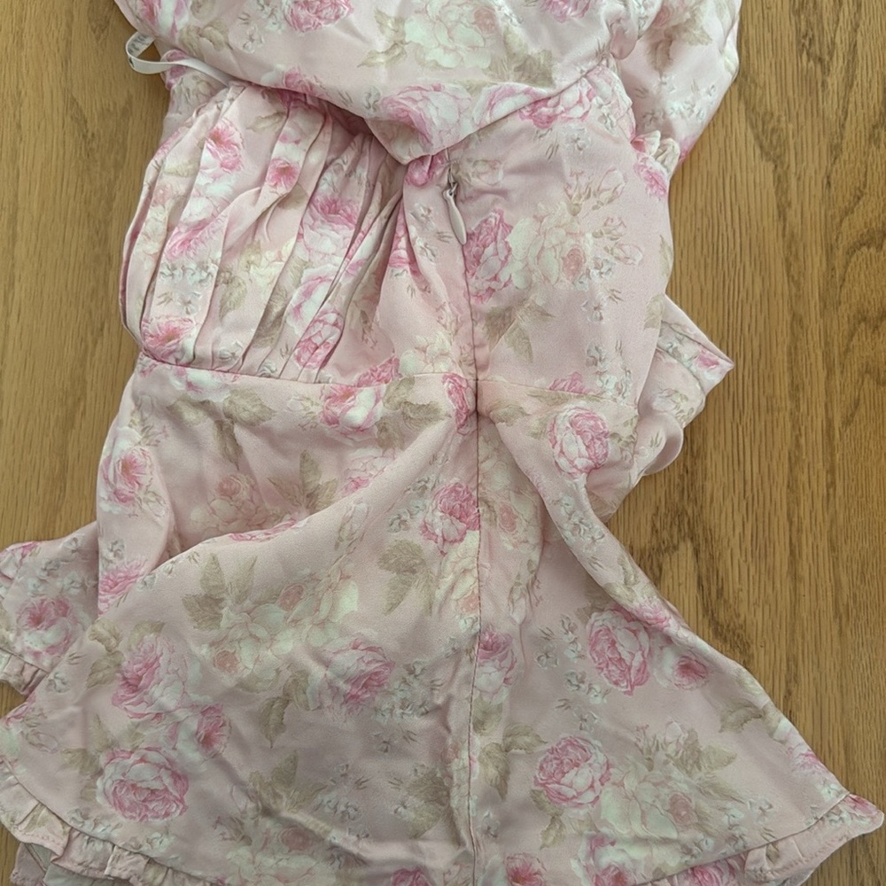 Pink floral Rhoda top - Picture 4 of 5